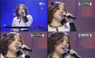 정인, 1년 만에 첫 컴백 무대··가창력 폭발+매력 음색