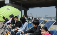 [포토] 자전거로 만드는 전기