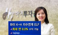 하이투자證, 최대 연9.0%수준 수익추구 ELF 공모