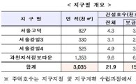 [5차보금자리] 서울고덕·과천 등 4곳, 1.6만가구 공급