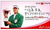 토마토저축銀, 이승호 프로 우승기념 연 5.4% 정기예금 특판