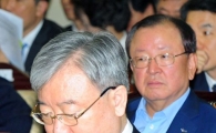 [포토] '멀어진 강만수 회장의 메가뱅크 드림'