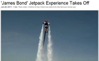 현실로 나타난 제임스 본드? 1인 비행체로 상공 날다