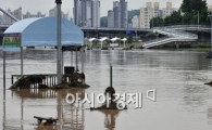 [포토] 물속에 잠긴 중랑천공원
