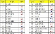 '자동차·금융 뜨고, 쇼핑·유통 지고'<브랜드스탁>