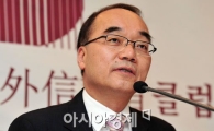[포토] 박재완 장관, 외신기자 간담회