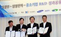 [포토]지경부-삼성전자-중소기업 R&D 성과공유 투자 협약식