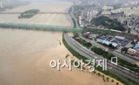 [포토]한강 '홍수 주의보'