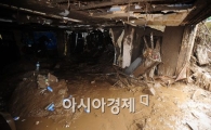 [포토] 거실까지 밀고 들어온 토사