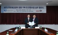 [포토]KT, JDC와 제주 스마트워크센터 구축 업무협약 체결