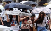 [포토]겉옷을 우산 삼아