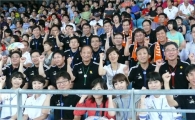 김승유 회장, 대구 세계육상선수권대회 응원