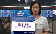 KDB대우證, ELS 8종 DLS 1종 공모