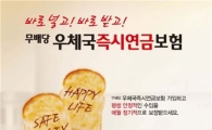 23일부터 우체국에서 가입즉시 연금 보험 하세요