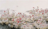 한국화가 김충식|晩秋의 들꽃…가슴 콩닥거리는 ‘시월愛’ 花信