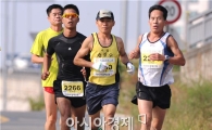 [포토] 한강변을 달리는 건각들