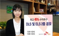 SK증권, 원금보장형 DLS 및 조기상환형 ELS 2종 공모