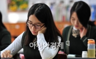 [포토] 시험을 보는 수험생들의 자세