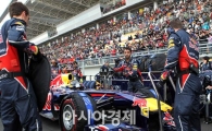[포토] 출발직전의 F1 머신
