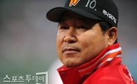 [포토] 이만수 감독대행 '오늘 끝낸다'