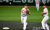 [포토] 박진만 '더블 플레이~'