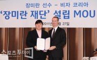 [포토] 장미란 '비인기 종목 후원하는 장미란 재단 만들어요'