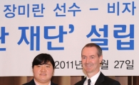[포토] 장미란 'VISA와 함께 비인기 종목 후원합니다'