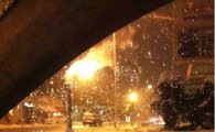 진재영 폭설사진…"뉴욕 날씨 캐스터? 눈이 펑펑"