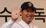 [포토] 이만수 감독 취임식 '네 번째 우승을 위해'