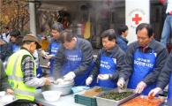 [포토]대구銀, '사랑의 이동급식' 봉사활동 