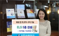 신한금융투자, 스텝다운형 등 ELS 5종 판매