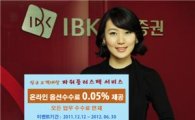 IBK투자證, 온라인 옵션 수수료율 0.05% 제공