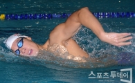 [포토] 박태환은 훈련 중