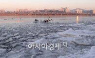 [포토] 한강이 얼었다