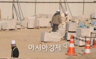 [포토] 한산한 숭례문 복원현장