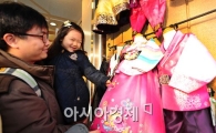 [포토] 설빔 고르는 동심