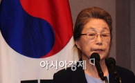 [포토] 인사말하는 박영숙 이사장