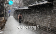 [포토] 맑은 날 하늘, 벼락 함박눈