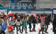 서울광장 스케이트장 12일 폐장..19만 명 이용