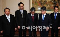 [포토] 중소기업인 만나는 김중수 총재