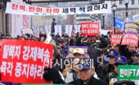 [포토] 서울역 광장 메운 보수단체들