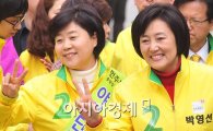 [포토] 서영교-박영선, '二心全心'