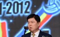 [포토] 박상설 사무총장 '한국 배구 더 열심히 뛰겠습니다'