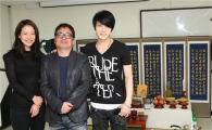 JYJ Kim Jae-joong, Song Ji-hyo attend good luck ritual for their movie's success