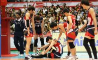 男배구대표팀, '숙적' 일본에 석패···런던올림픽 자력 진출 불가