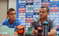 [포토] 홍명보호와의 대결 각오 밝히는 시리아 올림픽 대표팀