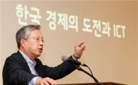 [포토]이석채 KT 회장 '글로벌 리더스포럼' 초청강연