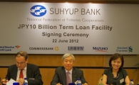 [포토] 수협銀, 100억엔 신디케이션 외화 차입 서명식