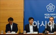 [포토] 하반기경제정책 방향 설명하는 6개 부처 장관들