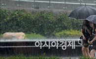 부산·경남해안 호우특보… 시간당 20mm 폭우